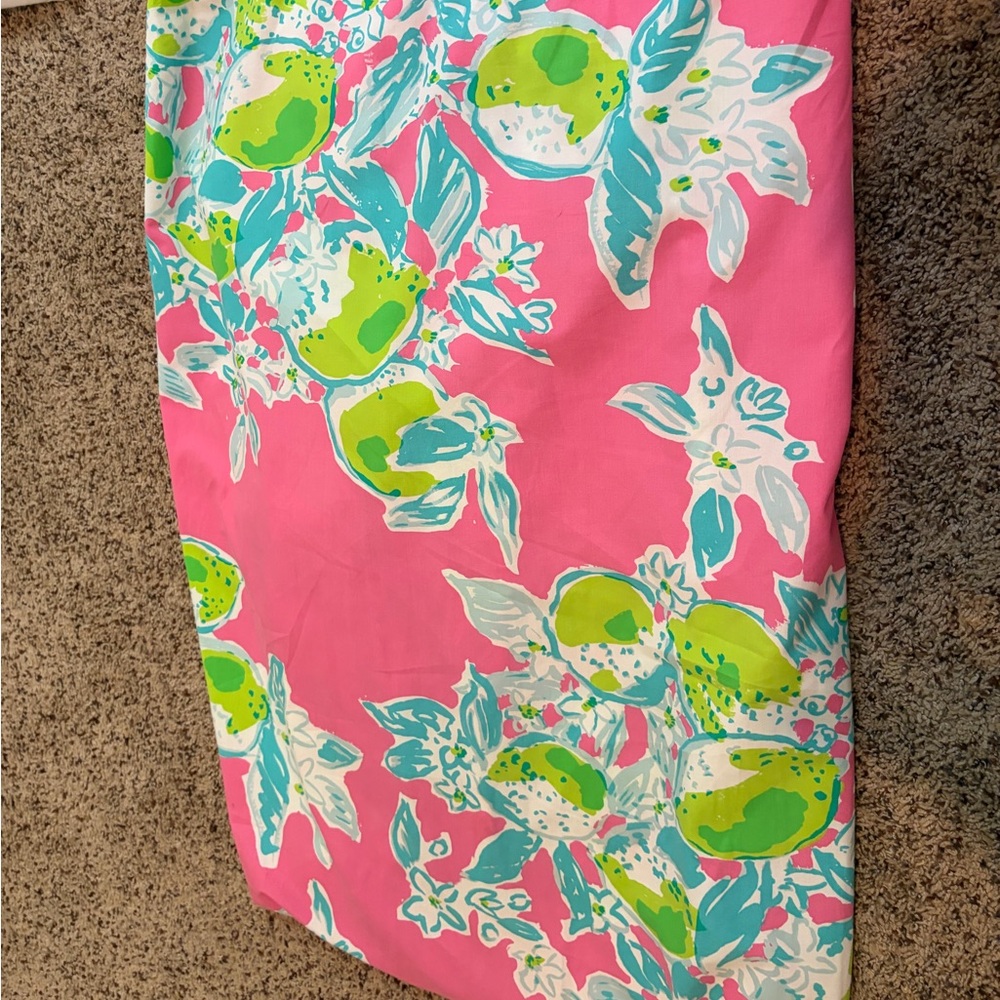 Lily Pulitzer pottery barn crib sheet
